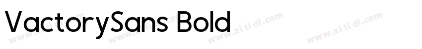 VactorySans Bold字体转换